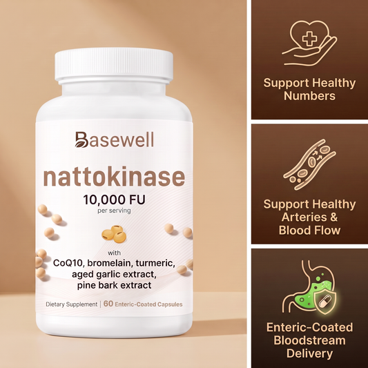 Basewell® Enteric-Coated Nattokinase 10,000 FU